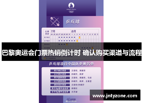 巴黎奥运会门票热销倒计时 确认购买渠道与流程